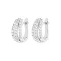 CRYSTAL HOOP EARRINGS 309-14