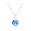 CRYSTAL RHODIUM NECKLACE 1-40