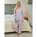 BLUE SEA CHECK FLANNEL PYJAMAS