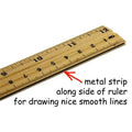 WOODEN RULER 30CM W2775973