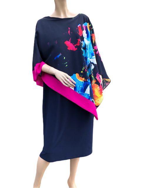 Personal Choice Ladies Dress, No Sleeve With Cape
