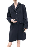 Lebek Ladies Wool Coat Black