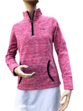 Weirdfish 1/2 Zip Top Malaga - Pink, 16