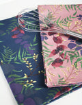 Wild Florals Navy Cotton Tea Towel577C