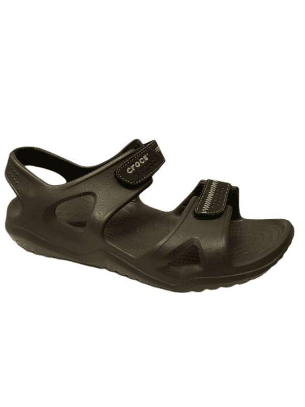 Crocs Mens Sandal Swiftwater - Chocolate, 10
