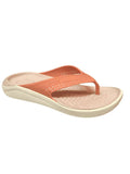 Crocs Ladies Literide Flip Flop - Salmon, 6