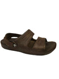 Mens Sandal Yukon Strap - Chocolate, 10