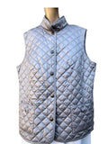 Lebek Ladies Sleeveless Reversible Jacket 71140017 - Silver, 22