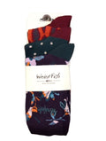 WIERD FISH LADIES 3 PACK SOCKS PARADE 18742 178