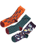 WIERD FISH LADIES 3 PACK SOCKS PARADE 18742 178