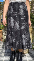 Brendella Dressy Ladies Skirt Snake Print