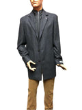 White Label Wool Coat Heath - Charcoal, 40