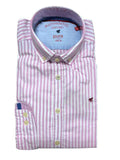 Pure Stripe Slim Fit - Pink, m