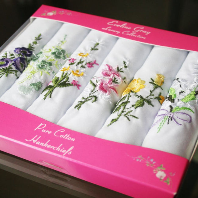 LADIES BOXED HANKIES LBC191