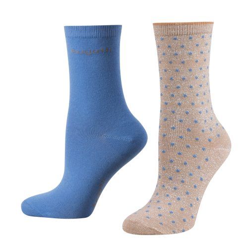 BUGATTI LADIES TWIN PACK SOCKS 6292 790