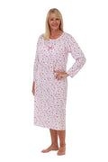 MARLON L/S FLOWER PRINT NIGHTDRESS MA29406