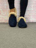 COSY TOES LADIES FURLINED SLIPPER ROSE