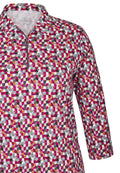 RABE 1/4 ZIP L/S GEOMETRIC PATTERN 49-123358 259