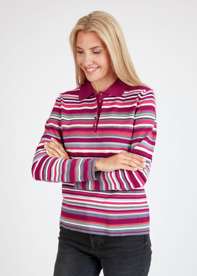 RABE FINE KNIT COLLAR & 3 BUTTONS 49-123621 259