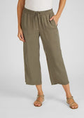 RABE LADIES CROPPED TROUSERS 50-523152 455-KHAKI