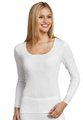Schiesser Long Sleeve Cotton Top 200765 - White, 16