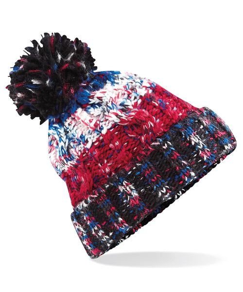 POM POM BEANIE BLACK JACKS BC486