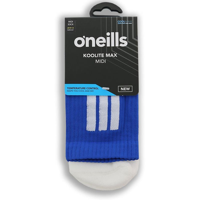 KMS KOOLITE-ROYAL WHITE SOCKS