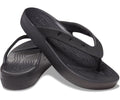 CROCS PLATFORM FLIP-BLACK