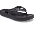 CROCS PLATFORM FLIP-BLACK
