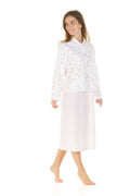 LA MARQUISE FLORAL FLANNEL BED JACKET 67447