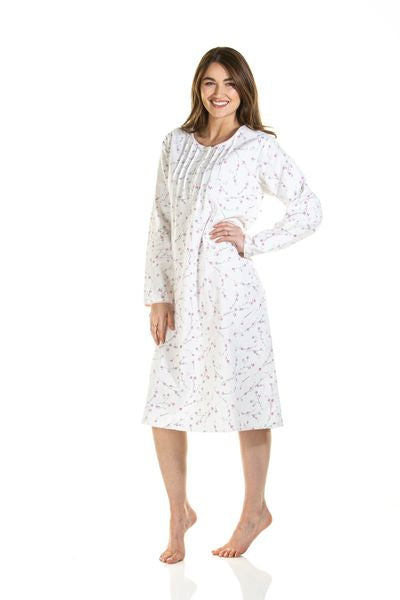 1001 SUE MARKS BRUSHED COTTON NIGHTDRESS