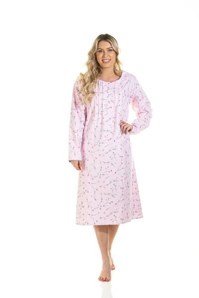 1001 SUE MARKS BRUSHED COTTON NIGHTDRESS