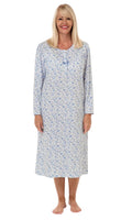 MARLON L/S FLOWER PRINT NIGHTDRESS MA29406