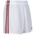 MOURNE SHORTS-MAROON WHITE