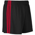 MOURNE SHORTS-BLACK RED