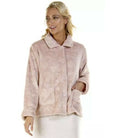 FLEECE BED JACKET COSY LEAVES 67449 LA MARQUISE