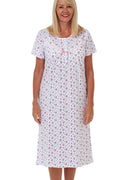 MARIA S/S FLOWER PRINT NIGHTDRESS MA17970