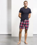 TARTAN COTTON LOUNGE SHORTS SFM82