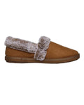 SKECHERS LADIES SLIPPER COSY CAMPFIRE-TAN