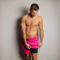 SWOLE PANDA HYPERMOTION SWIM SHORTS PLAIN-PINK