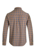 LANDO CHECK L/S SHIRT 203057-CARAMEL