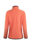 BEYONCE 1/4 ZIP GRID FLEECE 19177-ORANGE