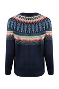 LOWELL ECO FAIR ISLE JUMPER 203008-NAVY