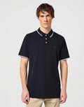 WRANGLER S/S POLO SHIRT 1123504-BLACK