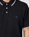 WRANGLER S/S POLO SHIRT 1123504-BLACK