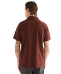 WRANGLER S/S POLO SHIRT 112386-CHOCOLATE