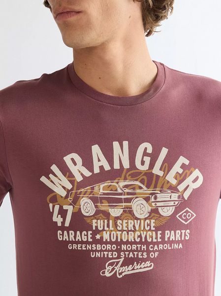 WRANGLER AMERICANA T-SHIRT  112387-BROWN