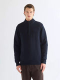 WRANGLER 1/4 ZIP KNIT 1123876-NAVY