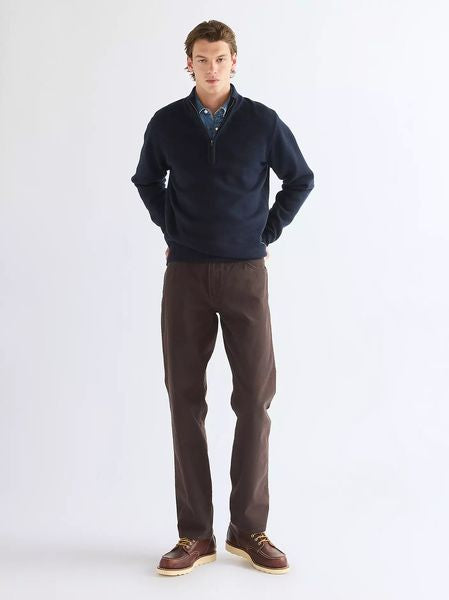 WRANGLER 1/4 ZIP KNIT 1123876-NAVY
