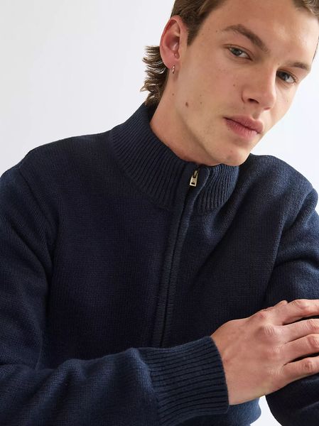 WRANGLER 1/4 ZIP KNIT 1123876-NAVY